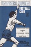 Tranmere Rovers v Scunthorpe United Match Programme 1972-08-18
