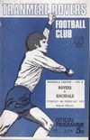 Tranmere Rovers v Rochdale Match Programme 1973-02-06