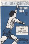 Tranmere Rovers v Halifax Town Match Programme 1972-10-13