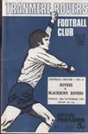Tranmere Rovers v Blackburn Rovers Match Programme 1972-11-24