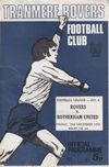 Tranmere Rovers v Rotherham United Match Programme 1972-12-15
