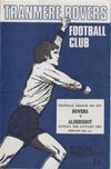 Tranmere Rovers v Aldershot Match Programme 1974-01-20