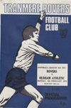 Tranmere Rovers v Oldham Athletic Match Programme 1974-02-04
