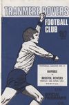 Tranmere Rovers v Bristol Rovers Match Programme 1974-04-12