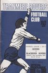 Tranmere Rovers v Blackburn Rovers Match Programme 1973-10-12