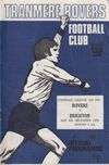 Tranmere Rovers v Brighton & Hove Albion Match Programme 1973-12-08