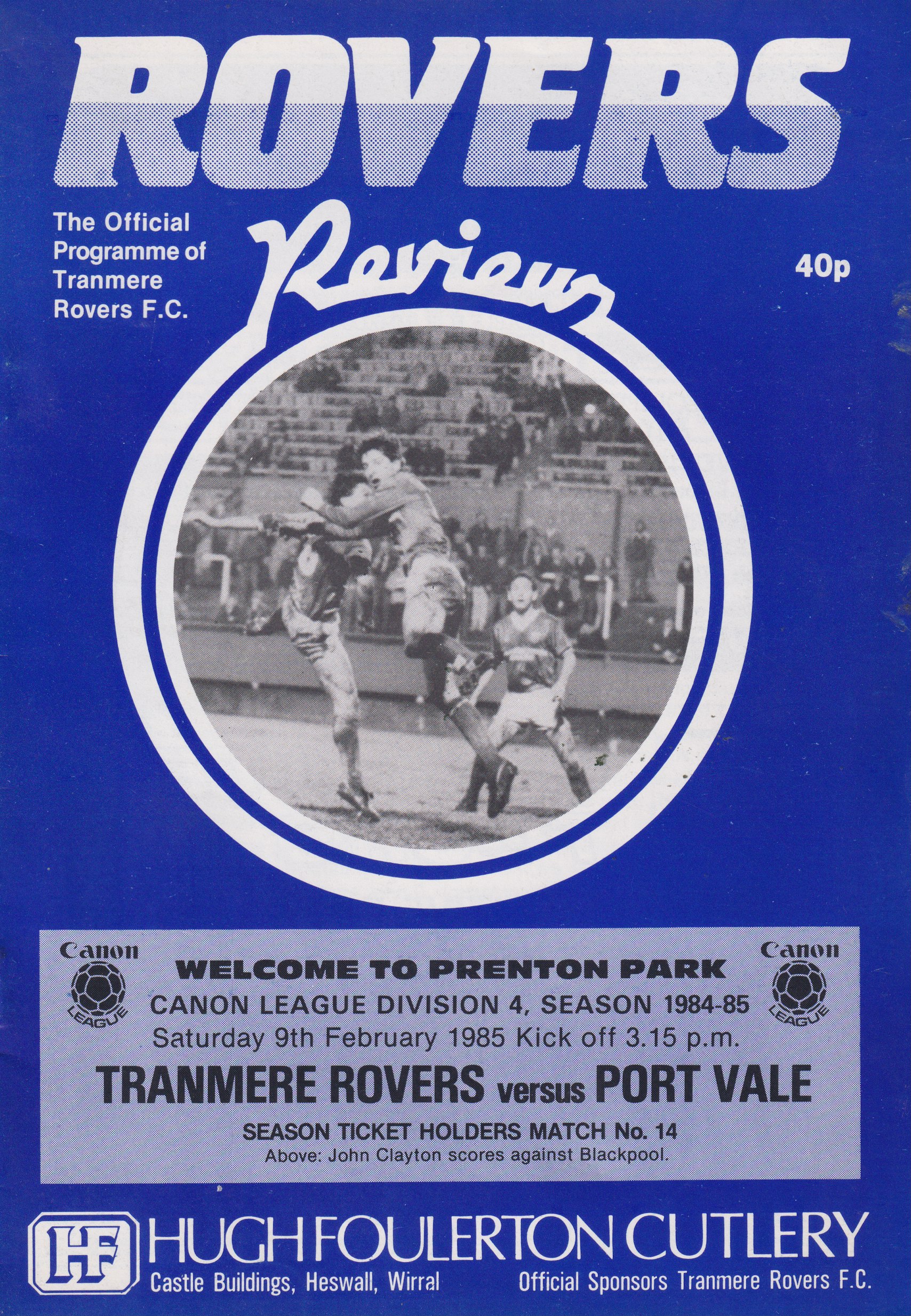 Match Programme