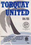 Torquay United v Tranmere Rovers Match Programme 1985-03-02