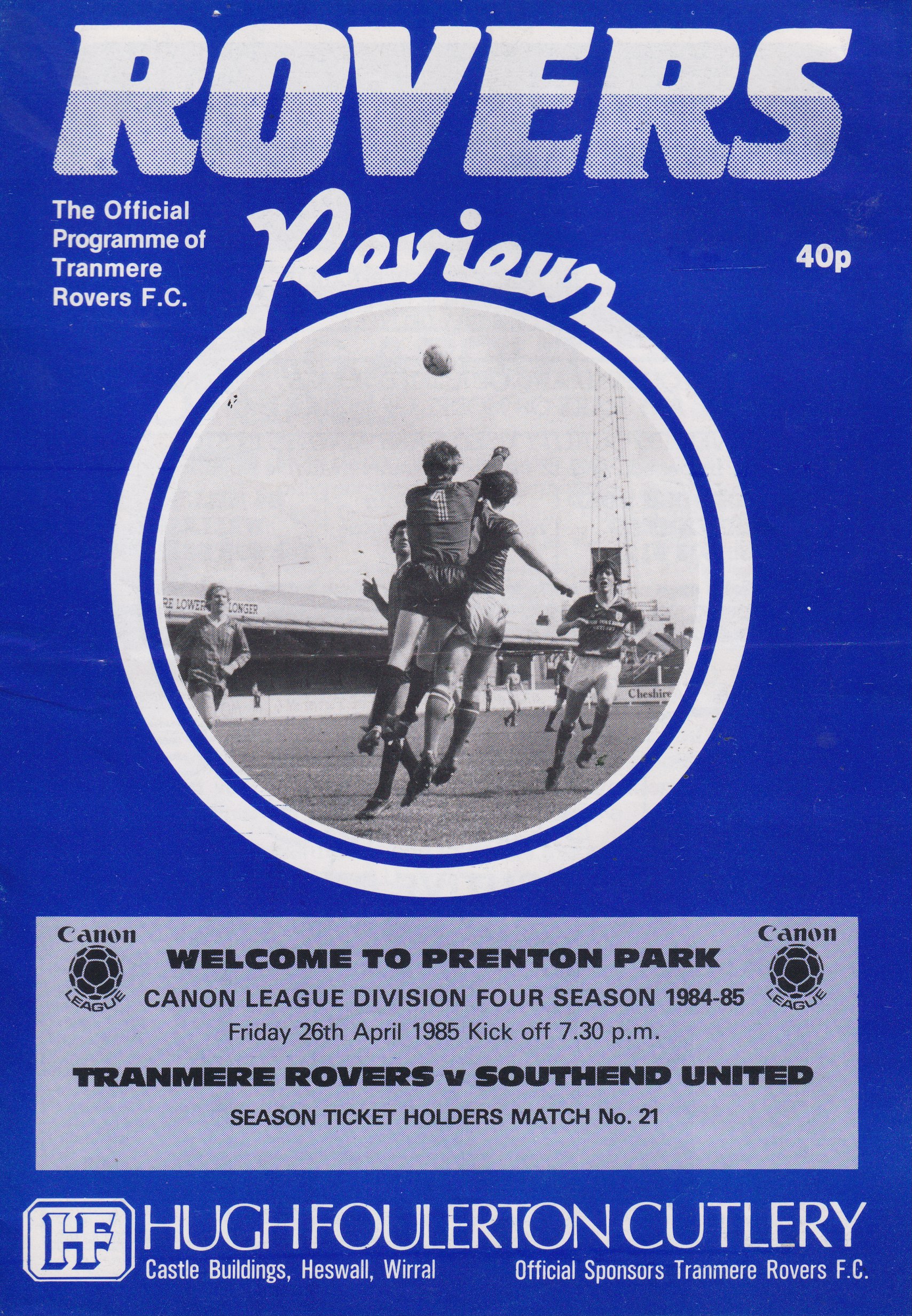 Match Programme