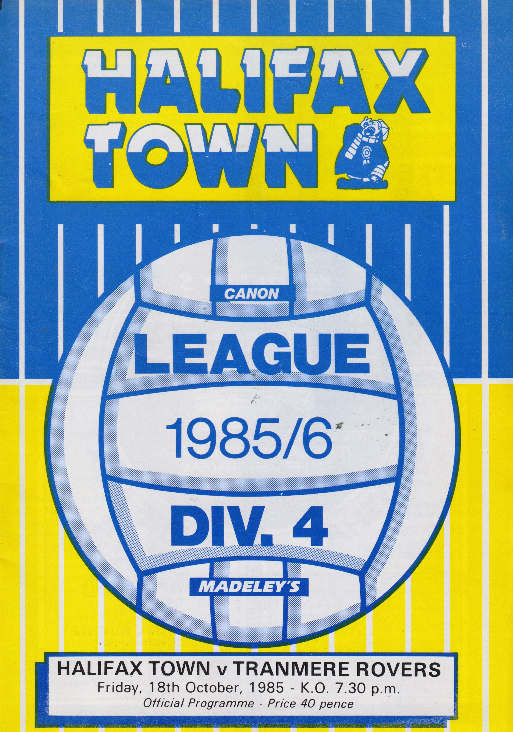 Match Programme