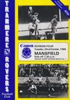 Tranmere Rovers v Mansfield Town Match Programme 1985-10-22