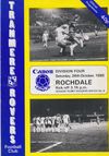 Tranmere Rovers v Rochdale Match Programme 1985-10-26