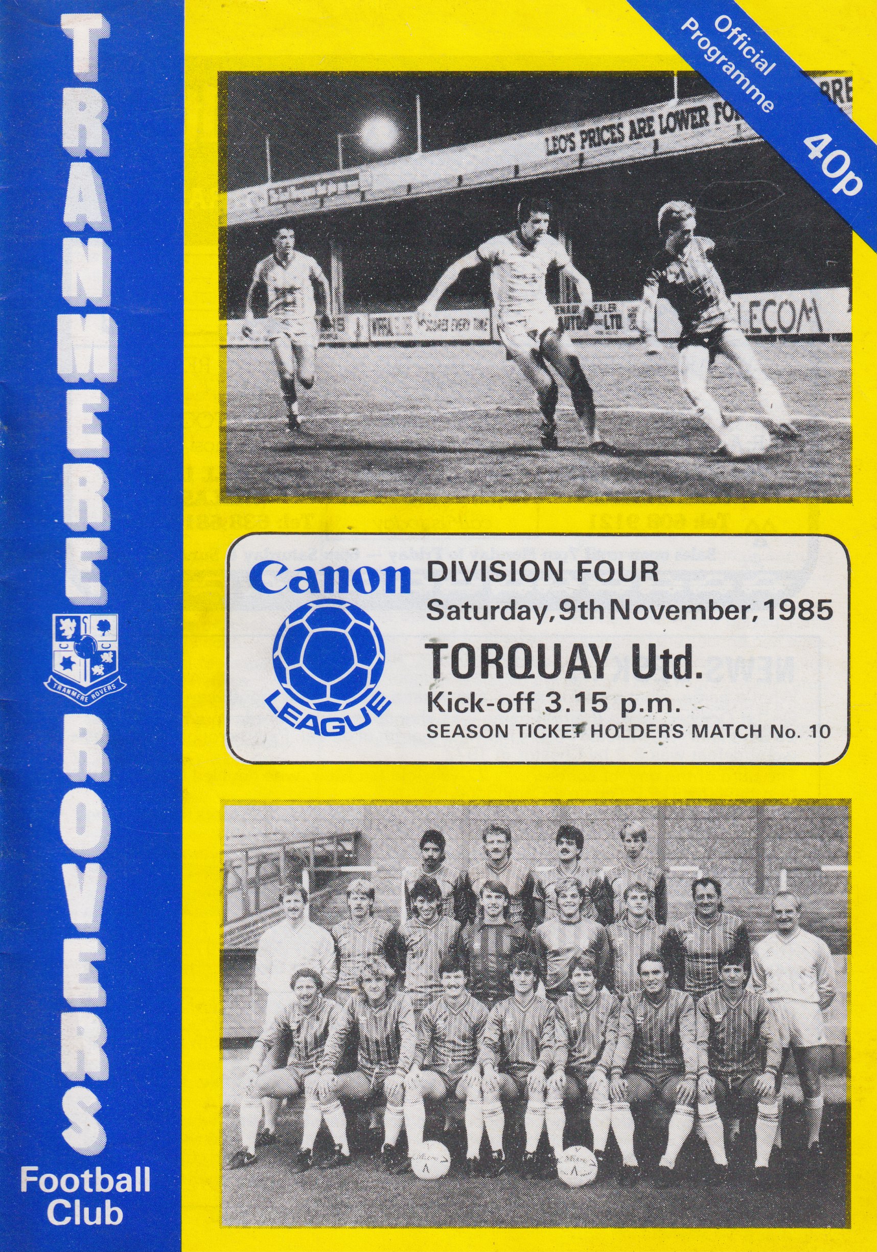 Match Programme