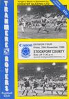 Tranmere Rovers v Stockport County Match Programme 1985-11-29