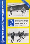 Tranmere Rovers v Preston North End Match Programme 1986-01-30