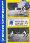 Tranmere Rovers v Scunthorpe United Match Programme 1986-01-31