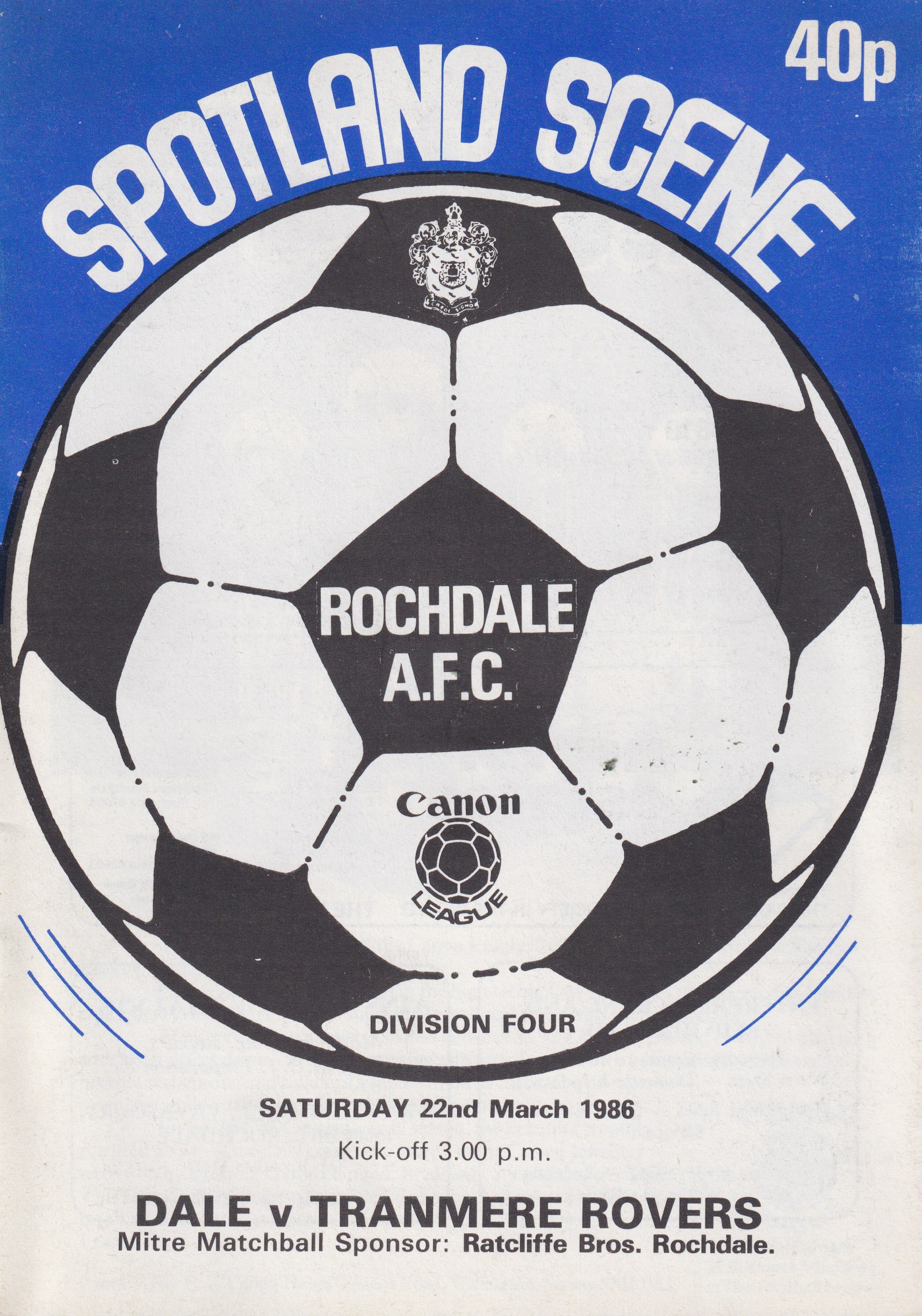 Match Programme