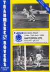 Tranmere Rovers v Hartlepool United Match Programme 1986-04-18