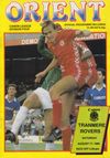 Leyton Orient v Tranmere Rovers Match Programme 1985-08-17