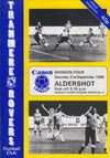 Tranmere Rovers v Aldershot Match Programme 1985-09-21