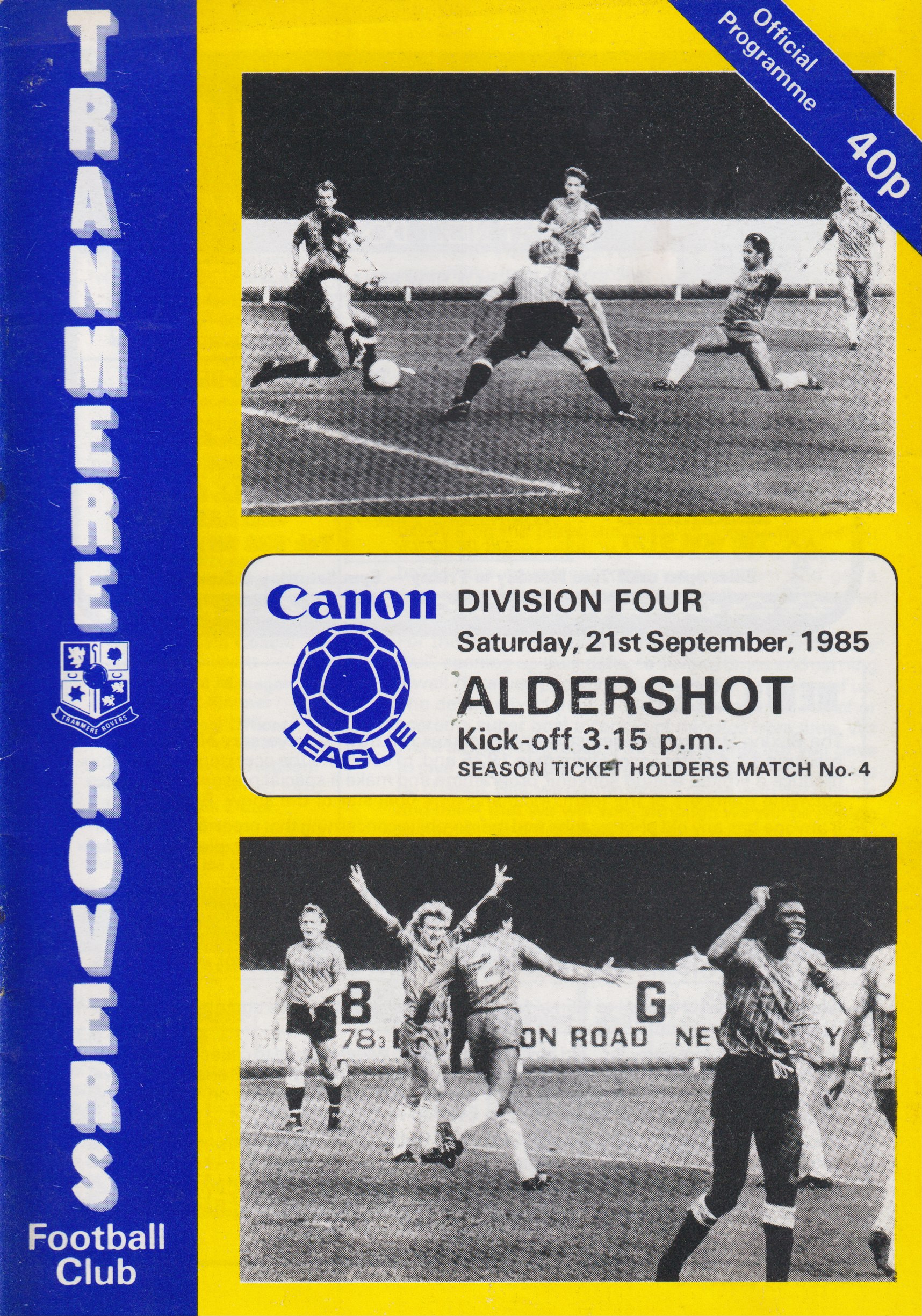 Match Programme