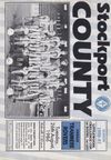 Stockport County v Tranmere Rovers Match Programme 1986-08-26