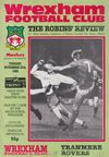 Wrexham v Tranmere Rovers Match Programme 1986-11-25