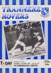 Tranmere Rovers v Peterborough United Match Programme 1987-04-11