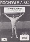 Rochdale v Tranmere Rovers Match Programme 1987-08-18