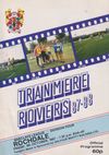 Tranmere Rovers v Rochdale Match Programme 1987-10-09