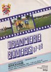 Tranmere Rovers v Wrexham Match Programme 1987-11-06