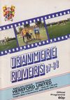 Tranmere Rovers v Hereford United Match Programme 1987-08-21