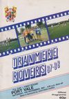 Tranmere Rovers v Port Vale Match Programme 1987-11-14