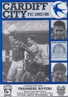 Cardiff City v Tranmere Rovers Match Programme 1987-12-26