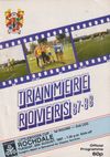 Tranmere Rovers v Rochdale Match Programme 1987-08-25