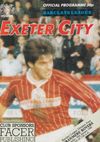 Exeter City v Tranmere Rovers Match Programme 1988-01-30