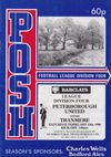 Peterborough United v Tranmere Rovers Match Programme 1988-02-13