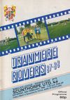 Tranmere Rovers v Scunthorpe United Match Programme 1988-02-20