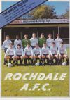 Rochdale v Tranmere Rovers Match Programme 1988-03-12