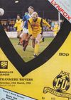 Cambridge United v Tranmere Rovers Match Programme 1988-03-19