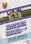 Tranmere Rovers v Carlisle United Match Programme 1988-03-25