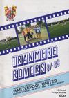 Tranmere Rovers v Hartlepool United Match Programme 1988-04-04