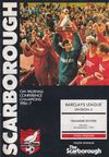 Scarborough v Tranmere Rovers Match Programme 1987-09-05