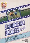 Tranmere Rovers v Cardiff City Match Programme 1987-09-25