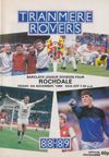 Tranmere Rovers v Rochdale Match Programme 1988-11-04