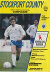 Tranmere Rovers v Preston North End Match Programme 1988-11-22