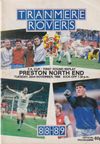 Stockport County v Tranmere Rovers Match Programme 1988-11-25