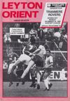 Leyton Orient v Tranmere Rovers Match Programme 1988-12-26
