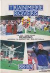 Tranmere Rovers v Reading Match Programme 1989-01-07