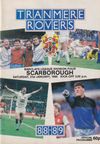 Tranmere Rovers v Scarborough Match Programme 1989-01-21